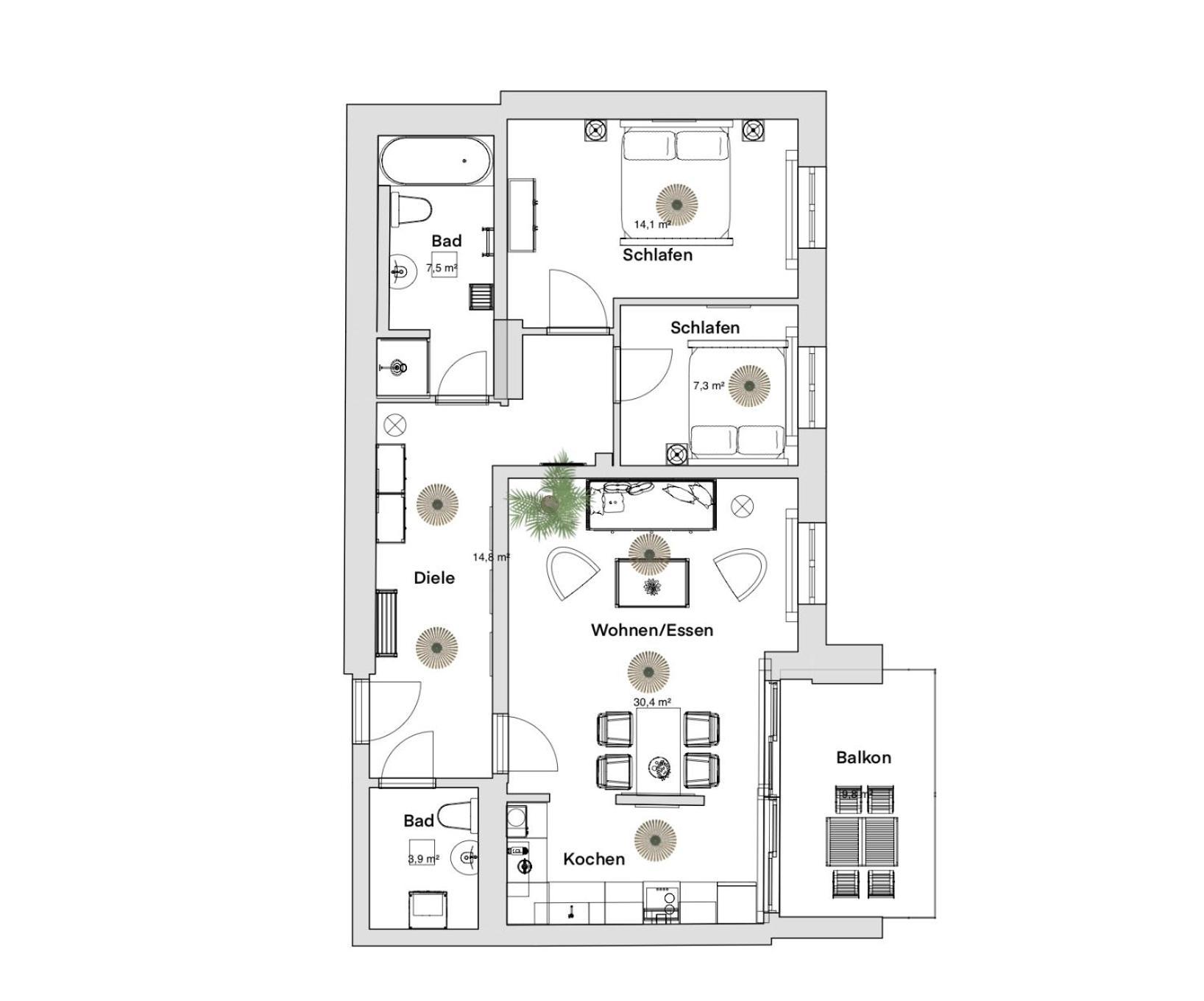 Pineapple Apartments Dresden Zwinger VII - 78 Qm - 1X Free Parking - Dış mekan fotoğraf